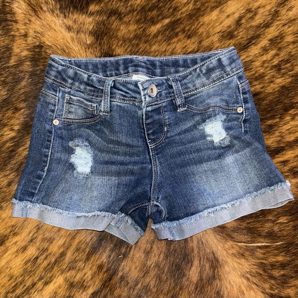 Stylish Denim Kids Shorts Size 7/8